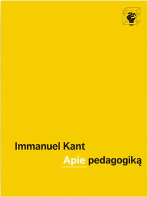 cover image of Apie pedagogiką